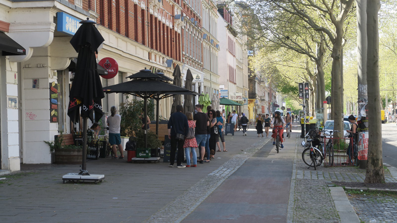 Neue Radfahrstreifen für mehr Verkehrssicherheit und Lebensqualität auf der Karl-Heine-Straße